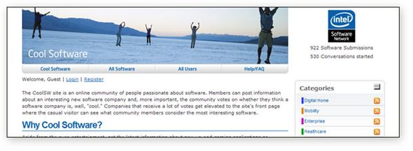 Intel Cool Software screenshot