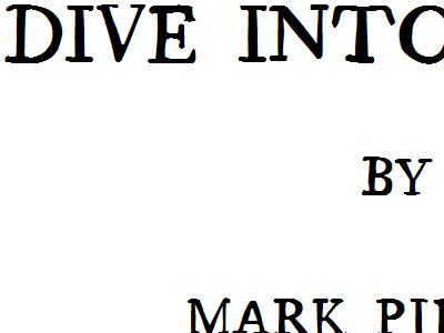 Screenshot of diveintohtml5.org